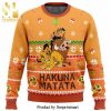 Half Of You Are On My Naughty List Thanos Marvel Knitted Ugly Christmas Sweater