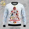 Happy Hockeyday Knitted Ugly Christmas Sweater