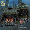 Harry Potter Hogwarts Houses Knitted Ugly Christmas Sweater