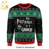 Harry Potter Pixel Gryffindor House Logo Knitted Ugly Christmas Sweater