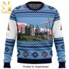 Harry Potter Ron Weasley Hermione Granger Wizard Knitted Ugly Christmas Sweater