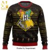 Harry Potter Sigils Four Houses Knitted Ugly Christmas Sweater