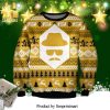 Hellboy Merry Christmas Knitted Ugly Christmas Sweater