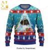 Higurashi Kagome Anime Inuyasha Knitted Ugly Christmas Sweater