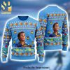 Hennessy Cognac Snowflake Knitted Ugly Christmas Sweater