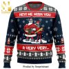 Hidden Bite Tokyo Ghoul Premium Knitted Ugly Christmas Sweater