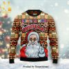 Hippie Black Cat Knitted Ugly Christmas Sweater