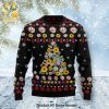 Hippie Peace Love Knitted Ugly Christmas Sweater