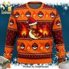 Ho Ho Ho Hippie Santa Claus Knitted Ugly Christmas Sweater