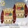 Horror Characters All Over The Place Knitted Ugly Christmas Sweater