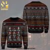 Horror Characters FRIENDS Snow Flake Horror Movie Knitted Ugly Christmas Sweater