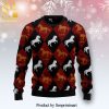 Horse Christmas Tree Premium Knitted Ugly Christmas Sweater