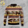 Horse Through Snow Knitted Ugly Christmas Sweater