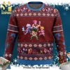 Hunting Santa Tis The Open Season Knitted Ugly Christmas Sweater