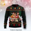 Jason Voorhees A Real Man Will Chase After You Knitted Ugly Christmas Sweater – Black