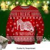 I Asked God For A True Friend So He Send Me A Bulldog Knitted Ugly Christmas Sweater