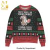 I Regret Nothing Bella Coppola Cat Knitted Ugly Christmas Sweater