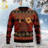 I Turned Myself Into A Christmas Sweater Rick And Morty Knitted Ugly Christmas Sweater