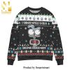 I Regret Nothing Joshua Packard Cat Knitted Ugly Christmas Sweater