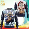 Inuyasha And Kagome Alt Anime Premium Knitted Ugly Christmas Sweater