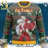 Inuyasha And Kagome Alt Anime Premium Knitted Ugly Christmas Sweater