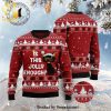 Is This Jolly Enough Donkey Knitted Ugly Christmas Sweater