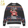 It’s a Wonderful Life Snowflake And Reindeer Knitted Ugly Christmas Sweater