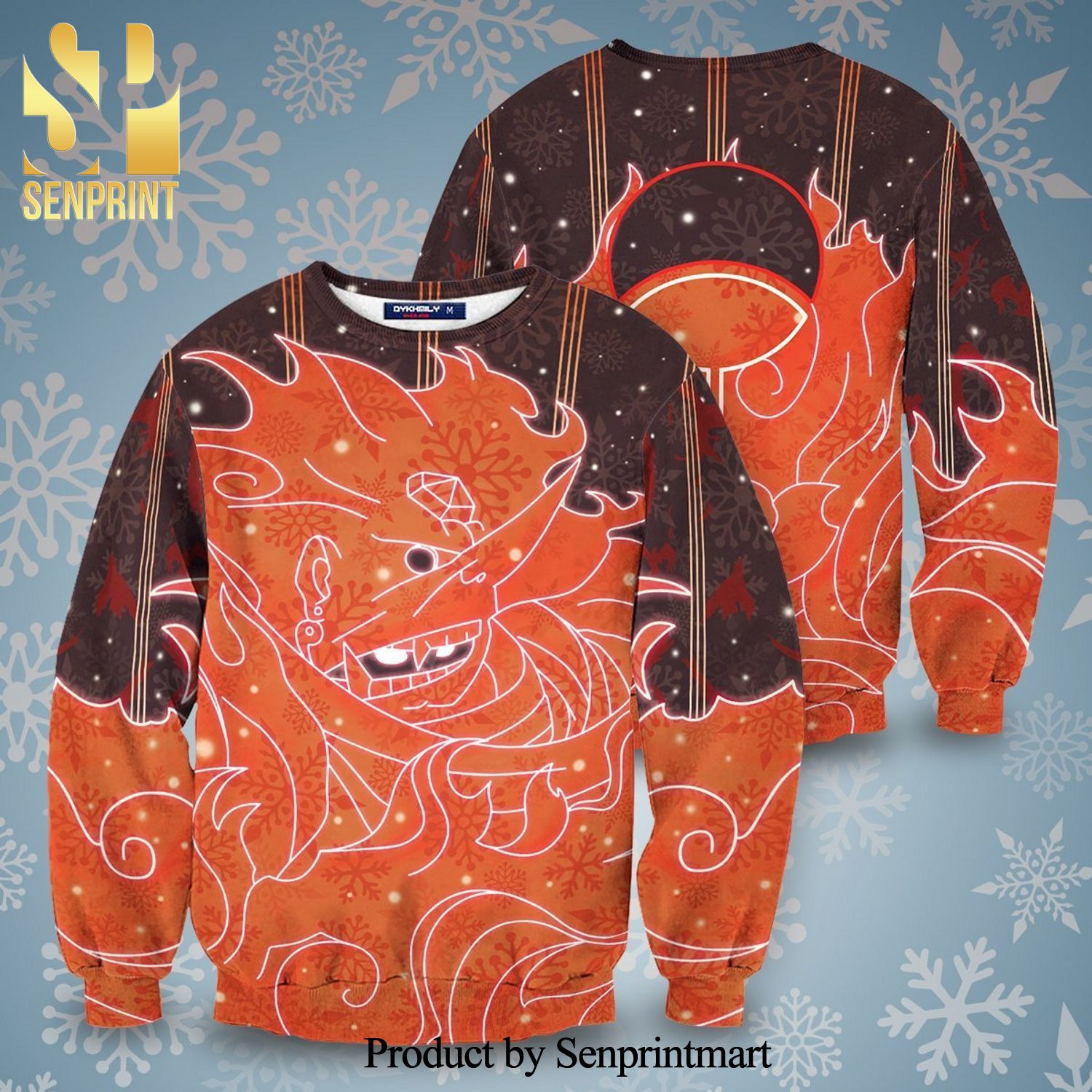 Itachi Susanoo Naruto Manga Anime Knitted Ugly Christmas Sweater