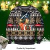 Kaido One Piece Manga Anime Cherry Blossom Knitted Ugly Christmas Sweater