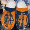 American Footbal Print 3D Brown Water Shoes New Outfit Crocs Sandals