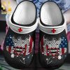 American Flag Racing Gift For Loverar All Over Printed Crocs Classic