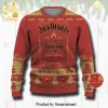 Jack Daniel’s Old No7 Brand Black Knitted Ugly Christmas Sweater