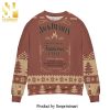 Jack Daniels Whiskey Knitted Ugly Christmas Sweater