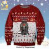 Jack Skellington Hallothanksmas The Nightmare Before Christmas Knitted Ugly Christmas Sweater