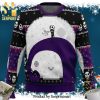 Jack Skellington Sally And Oogie Boogie The Nightmare Before Christmas Knitted Ugly Christmas Sweater