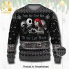 Jack Skellington Sally And Oogie Boogie The Nightmare Before Christmas Knitted Ugly Christmas Sweater