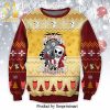 Jack Skellington Sally The Nightmare Before Christmas First Kiss Last Breath Love Knitted Ugly Christmas Sweater