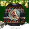 Jack Skellington The Nightmare Before Christmas Wonderful Time Of The Year Mistletoe Knitted Ugly Christmas Sweater