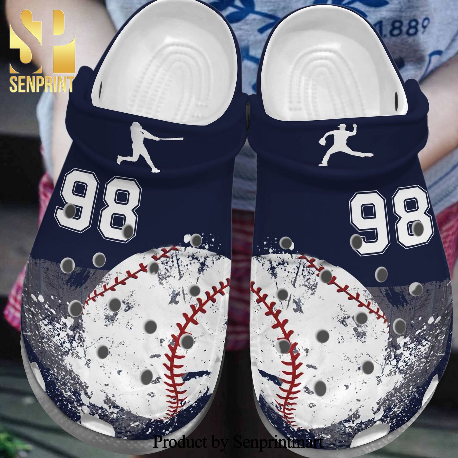 Baseball All Color Series Gift For Fan Classic Water Street Style Crocs Sandals