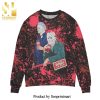 Jason Voorhees Drinking Starbucks Knitted Ugly Christmas Sweater