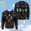 Jason Voorhees Mask Friday The 13th Horror Movie Snowflake Knitted Ugly Christmas Sweater