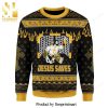 Jet Black Cowboy Bebop Manga Anime Knitted Ugly Christmas Sweater