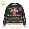 Jim Beam Bourbon Beam Formula A Standard Since 1795 Knitted Ugly Christmas Sweater