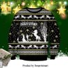 Jim Carrey Ace Ventura Pet Detective Shikaka Parrots And Bats Knitted Ugly Christmas Sweater