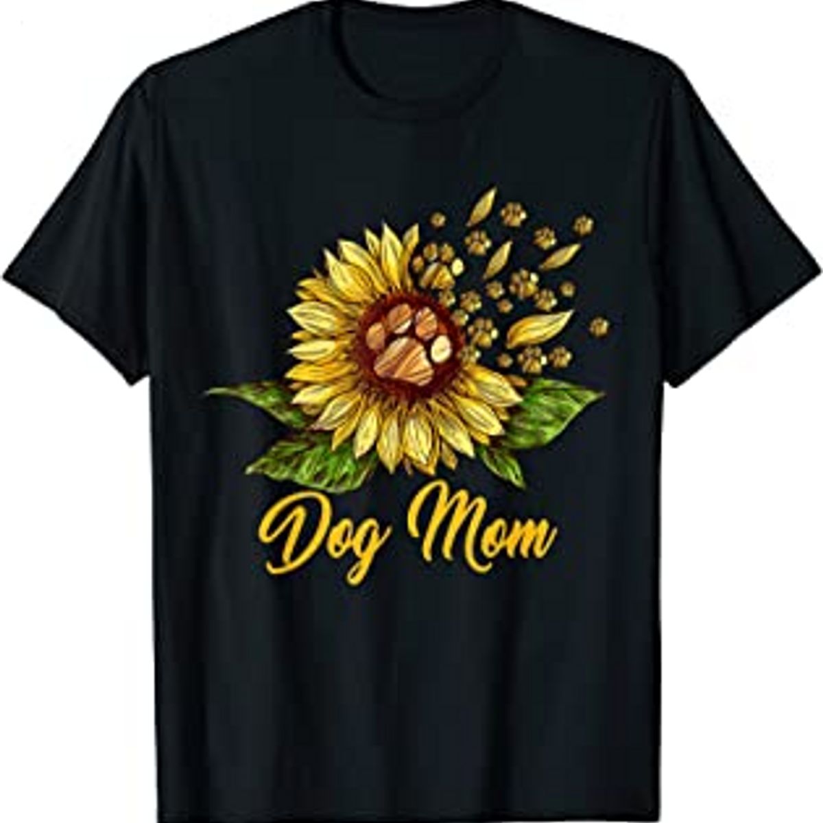 Dog Mom Sunflowers Dog Lover For Mother’s Day T-Shirt