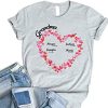 Paw Love Shirt Dog Lover Shirts for Women Paw Print Heart Tee Shirt Cute Dog Mom Short Sleeve Tee Tops
