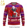 John McClane Die hard Ho-Ho-Ho Yippee-Ki-Yay Knitted Ugly Christmas Sweater