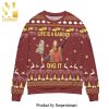 Jiraiya Japan Style Naruto Anime Knitted Ugly Christmas Sweater