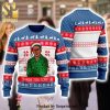 John Book Face Witness Knitted Ugly Christmas Sweater