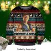 John Matrix Commando Schwarzenegger Knitted Ugly Christmas Sweater